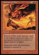 Magic the Gathering MTG Torrent of Fire (107) Scourge   NM