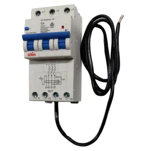 6AMP - 3 POLE Long RCBO with tail 10kA C Curve - Picture 1 of 1