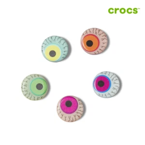 Paquete de 5 dijes Jibbitz™ Crocs Crazy Eyes 10011585 nuevos - Imagen 1 de 3
