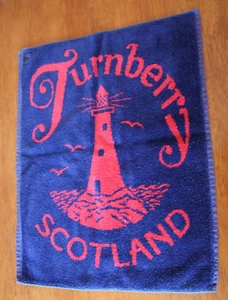 Vintage The Highland Collection Ltd. Turnberry Scotland Golf Bag Towel - Picture 1 of 2
