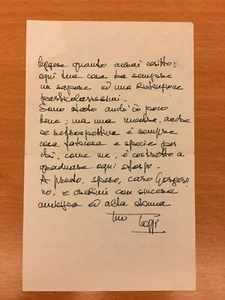 Mario Tozzi Autogrammbrief - Bild 1 von 1