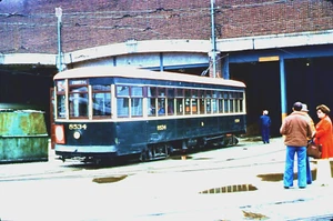 ORIGINAL KODACHROME SLIDE PTC PETER WITT #8534 LUZERNE CAR BARN MAY 12, 1979 - Picture 1 of 1