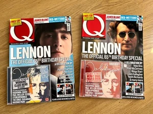 Q magazine John Lennon 65th Birthday special x2 with CDs issue 232 Nov 2005 - Picture 1 of 5