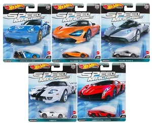 Hot Wheels 2023 Car Culture A Case Speed Machines Set of 5 (Ships Immediately) - Picture 1 of 1