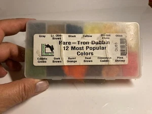 Hareline Dubbin Inc. Fly Tying Dubbing Yarn Hareline 12 Popular Colors - Picture 1 of 4