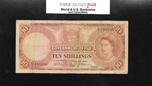 Fiji 10 Shillings 1957 First year!! - Picture 1 of 2