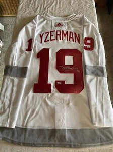 Steve Yzerman Detroit Red Wings Rare Autographed LE Authentic NHL Adidas Jersey - Picture 1 of 10