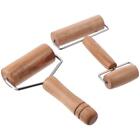 Wooden T Shape Pastry Roller 2 in 1 Dual Roller Tool  Pottery Clay Working