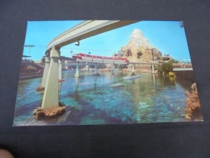 Disneyland Tomorrowland Postcard MONORAIL DISNEYLAND MATTERHORN MOUNTAIN - Picture 1 of 2