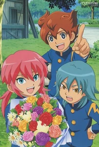 poster promo Uta no Prince sama anime Inazuma Eleven Go Natsuki Masato Tenma - Foto 1 di 4