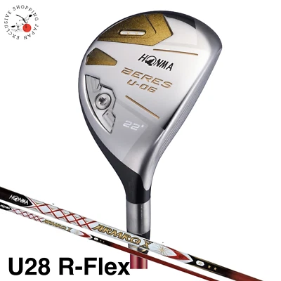 HONMA Beres U-06 Utility Hybrid U28 2S 2Star Men ARMRQ 60 Graphite Shaft R-Flex - Image 1 of 4