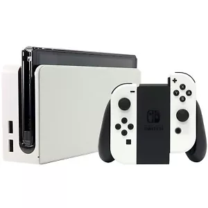 Nintendo Switch ~ OLED-Modell ~ Handheld-Konsole mit weißen Joy-Con 64GB - Bild 1 von 10