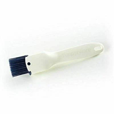 Tupperware Clip N Click Silicone Brush Basting   White Blue - Image 1 of 2