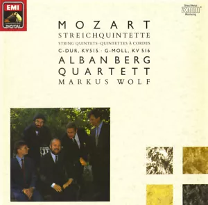 MOZART String Quintets K.515 & 516 ALBAN BERG QUARTET WOLF Viola EMI 7490851 LP - Picture 1 of 3