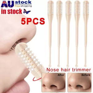 2-in-1 Nasal Hair Cutter Double Sided Nose Hair Knife Nostril Hair Remover Tool+ - Picture 1 of 10