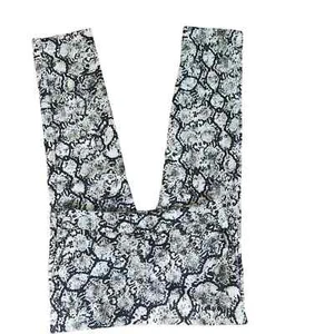  Express High Waist Pants Ponte Snakeskin Size 4 - Picture 1 of 6
