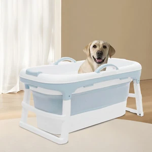 Moderna Bañera Plegable para Mascotas Bañera para Lavar y Cuidar Perros NUEVO - Imagen 1 de 23