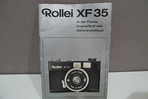 ROLLEI XF 35 INSTRUCTION MANUAL -RARE - Picture 1 of 1