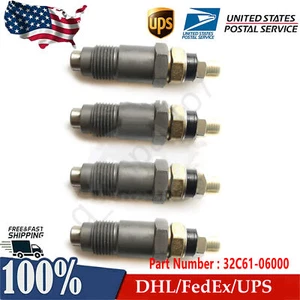 4pcs Fuel Injector 32C61-06000 for Mitsubishi S4S S6S S4Q2 Engine  Forklift - Picture 1 of 2