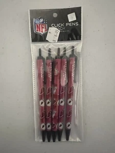 Arizona Cardinals NFL Einweg Klick Stifte 5er Pack schwarze Tinte NEU IN VERPACKUNG - Bild 1 von 2