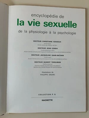 Encyclopédie de la vie sexuelle 7/9 ans de la physiologie à la psychologie 1980 - Photo 1/4