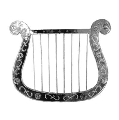 Arpa de ángel utilería - plástico - accesorio de disfraz - talla única - 2 colores Foto 1 de 4