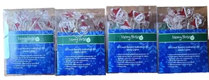 ❄️Merry Brite Santa Lights Christmas 30 Count, 4 Packs, 9.51 ft Length LED❄️ - Picture 1 of 10