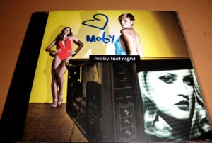 signed Moby CD Last Night MC Grandmaster CAZ Wendy Starland Sylvia of kudu  - Bild 1 von 3