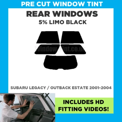 Vor Cut Fenster Getönt für Subaru Legacy / Outback Kombi 2001-2004 - 5% Limo - Image 1 of 4