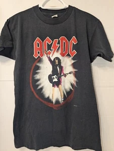 ACDC Blow Up Your Video World Tour Vintage Concert Shirt From The 80s - Picture 1 of 9