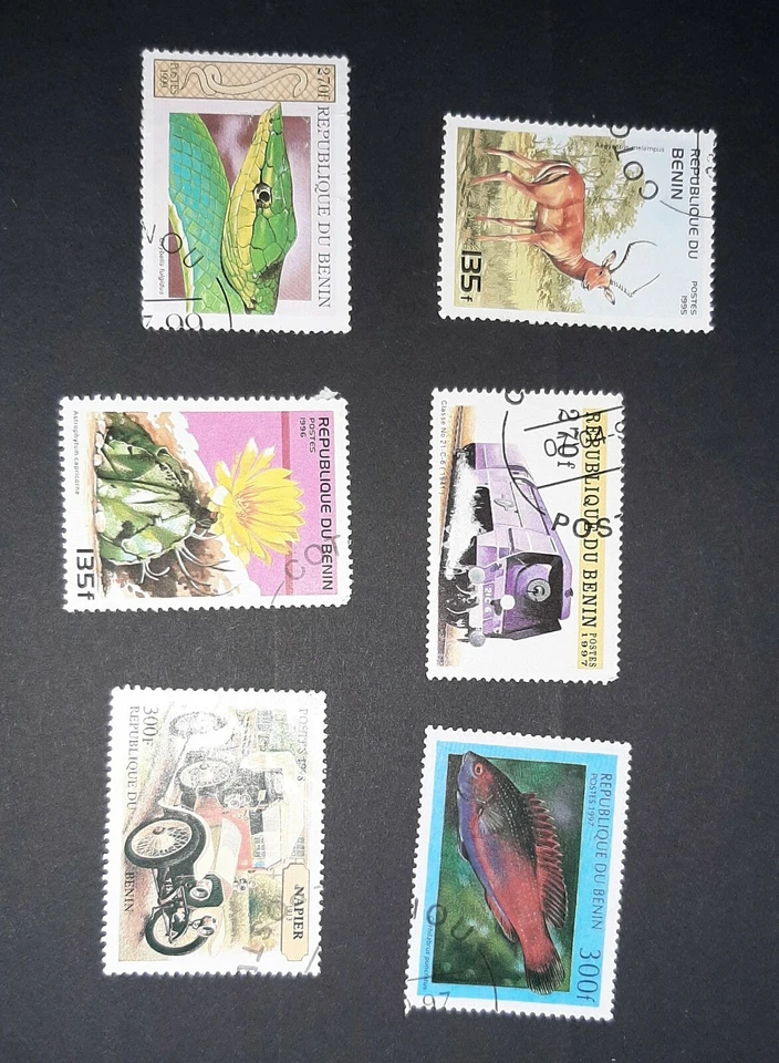 republic du benin mix stamps  - Image 1 of 1