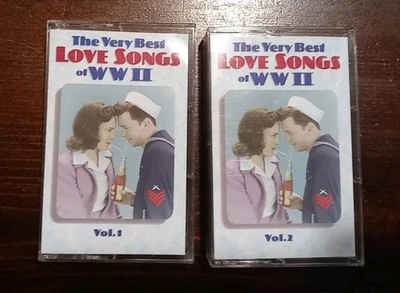 RCA 1994 BMG Music The Very Best Love Songs Of WWII 2 Tape Set Cassette Tapes - Image 1 of 4
