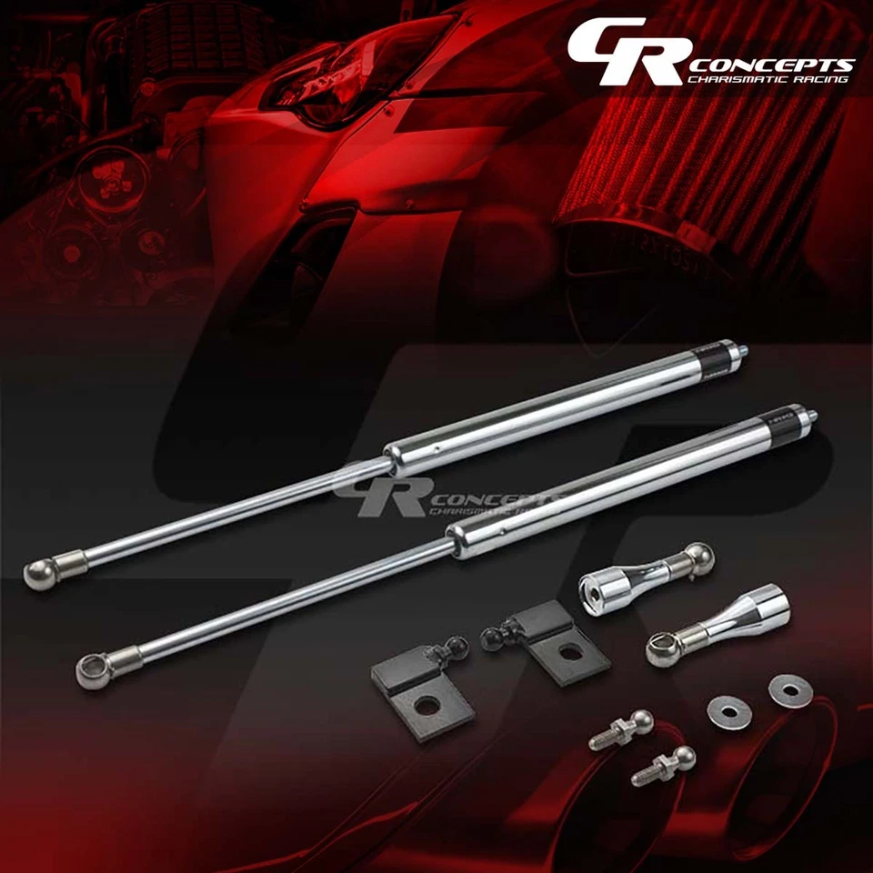 NRG AMORTIGUADOR CAPÓ LIGERO ACERO INOXIDABLE PARA 89-94 NISSAN 240SX S13 SILVIA Foto 1 de 1