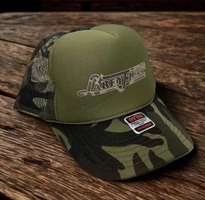 Larry Fleet tarnfarbene Otto Truckermütze Einheitsgröße Country Sänger Merch neu mit Etikett - Bild 1 von 10