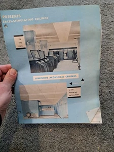 Folleto de venta de techos suspendidos acústicos vintage Artcrest - Imagen 1 de 7