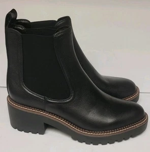 Botas Chelsea Nordstrom para mujer Miah resistentes al agua de cuero negro talla 12 m - Imagen 1 de 9