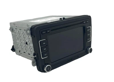 2012 Volkswagen Passat CC Radio Receiver AM FM CD w/o Navigation 1K0035180AD OEM - Image 1 of 4