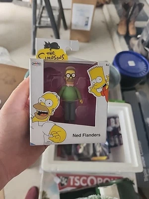 The Simpsons Ned Flanders Jakks Pacific 2.5” Action Figure 2024 NEW - Image 1 of 4