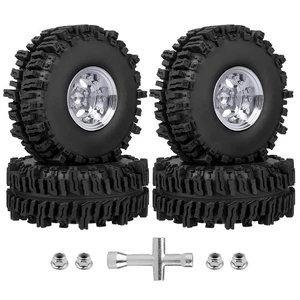 Desplazamiento Negativo -10mm Plato Profundo Aluminio Cromo 1.9 Ruedas Beadlock y 1.9 M... - Imagen 1 de 7