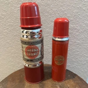 Cork Top Vintage Thermos Vacuum Bottle Thermos Bottle Co. Germany Unused - Picture 1 of 9