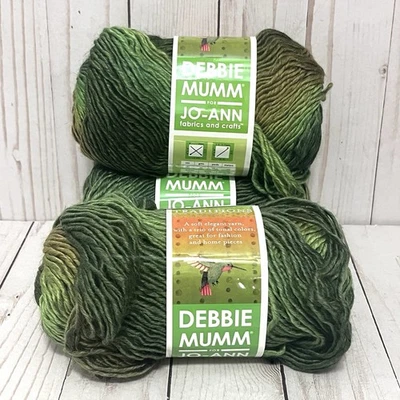 New Traditions Debbie Mumm For Joann Yarn Lot of 3 Skeins Color Pine Needle - Image 1 of 4