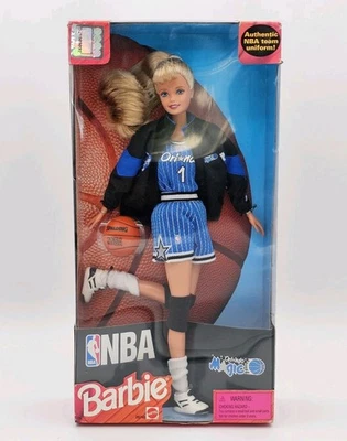 Vintage 1998 Mattel Barbie NBA Orlando Magic Authentic NBA Team Uniform - Image 1 of 4