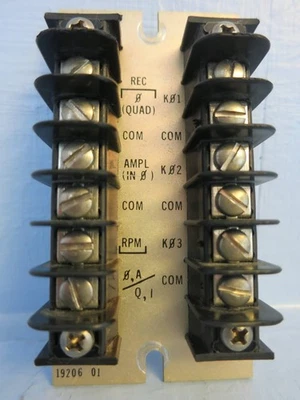 Bently Nevada 19206-01 Wiring Terminal Board PLC Bentley 1920601 - Image 1 of 2