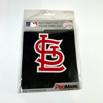 St. Louis Cardinals Premium Colored 3-D Auto Emblem MLB Licensed 3"X3.5" NEW - Image 1 of 4