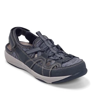Mujer Earth Origins, Zapatilla Sid SID-420 Azul TELA Y CUERO - Imagen 1 de 6
