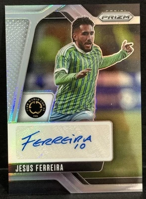 2025 Prizm FIFA Club World Cup Seattle Sounders Jesus Ferreira Auto Silver /99 - Image 1 of 4