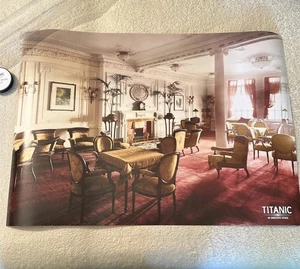 Póster a color The Titanic Ship The Writing Room coloreado nuevo en tubo 23,5 x 16,5 pulgadas - Imagen 1 de 3