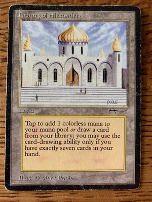 MTG Library of Alexandria Magic the Gathering Arabian Nights - Image 1 of 2