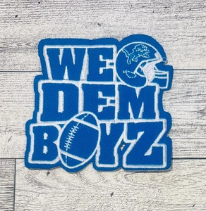 Parches bordados para planchar/coser de fútbol americano We Dem Boyz Detroit Lion - Imagen 1 de 3