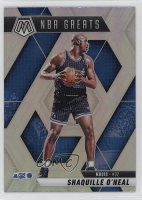 2024-25 Panini Mosaic NBA Greats Silver Prizm Shaquille O'Neal #297 Salón de la fama Foto 1 de 3